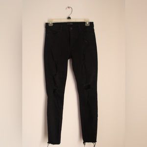 Black Ripped Skinny Jeans